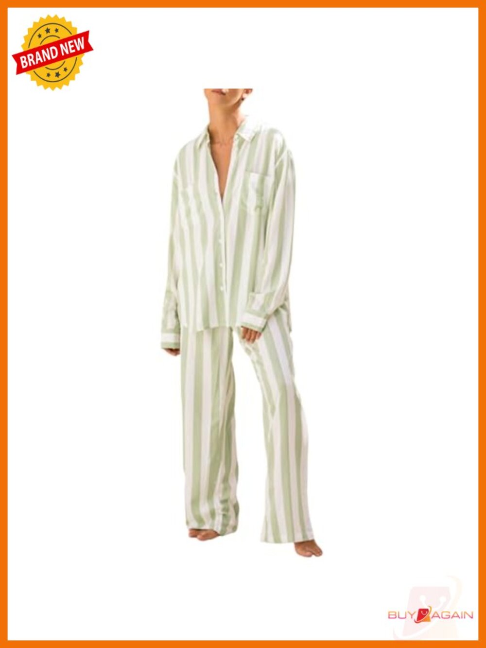 Women Y2k Floral Heart 2 Piece Pajama Set Long Sleeve Button Up Pants